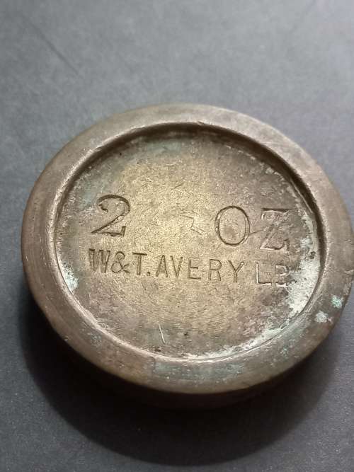 Vintage W&T Avery 2oz weight