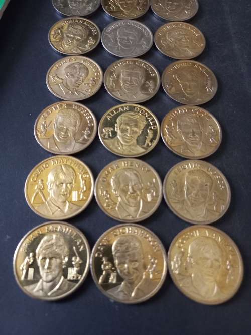 `92 SA Cricket official complete token set with Album. **Scarce** to find a complete set