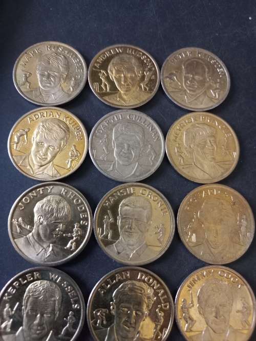 `92 SA Cricket official complete token set with Album. **Scarce** to find a complete set