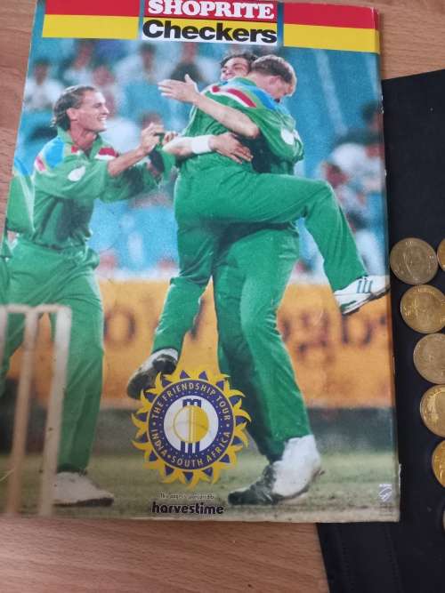 `92 SA Cricket official complete token set with Album. **Scarce** to find a complete set