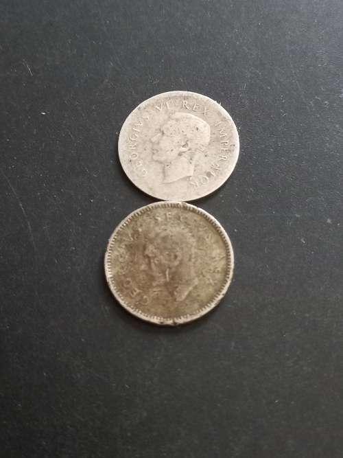 2 x SA Union tickeys. Bid per coin to take both