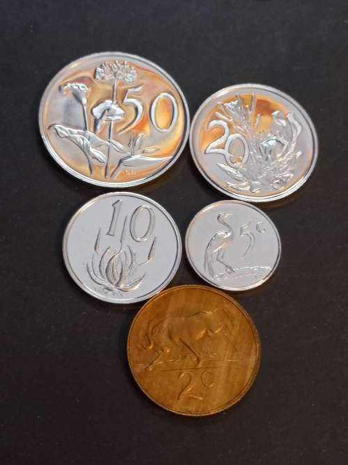 1976 UNC RSA coin lot. Beautiful