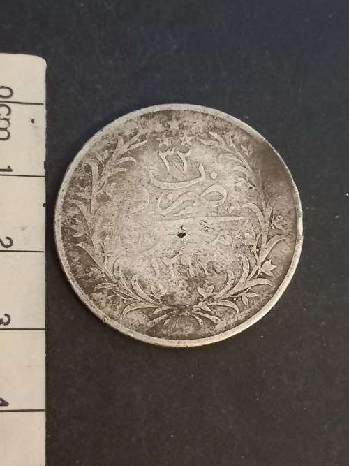 1909 - 1914 Egypt 10 Qirsh 0.833 silver.14grams
