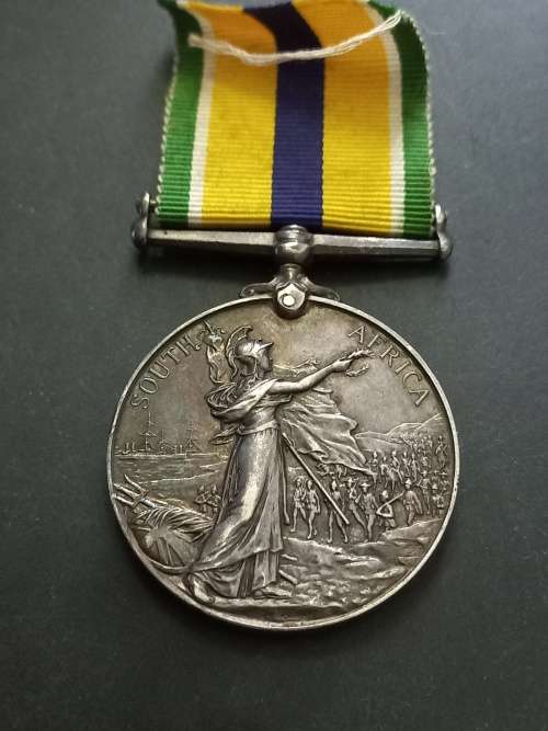 Boer war-QSA medal. Issued to Pte DC Koch. Swellendam T.G