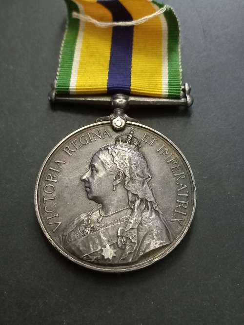 Boer war-QSA medal. Issued to Pte DC Koch. Swellendam T.G