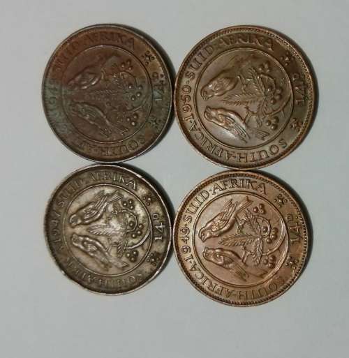 SA union quarter penny collection