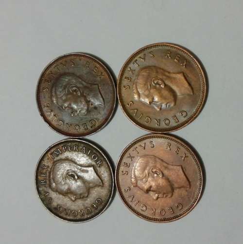 SA union quarter penny collection