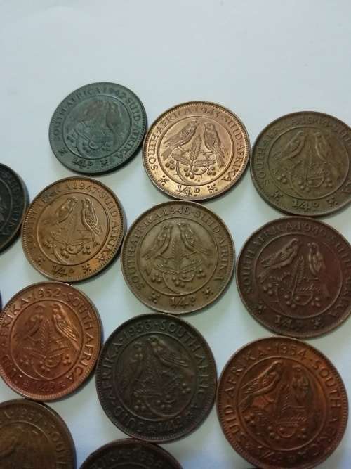 SA Union Quarter penny collection