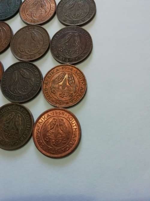 SA Union Quarter penny collection