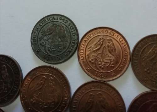 SA Union Quarter penny collection