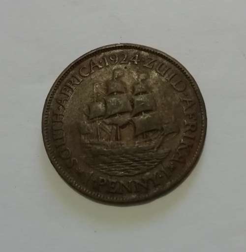 1924 SA Union Penny - Low mintage