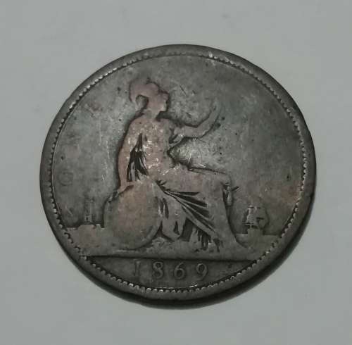 1869 Great Britain Penny***low start***