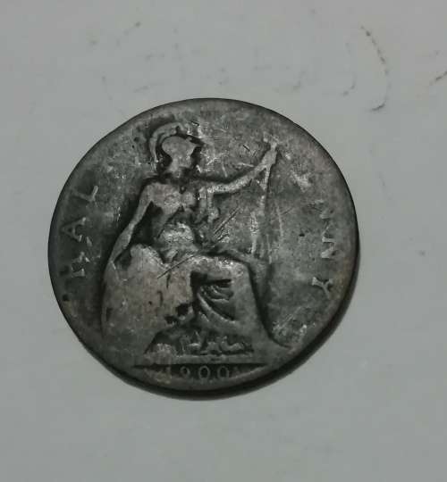 1900 Great Britain Half Penny