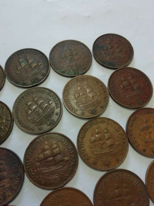 SA union half penny collection