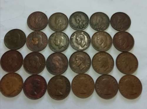 SA union half penny collection