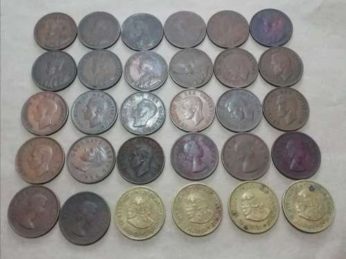 SA Union Penny collection - Partially completed