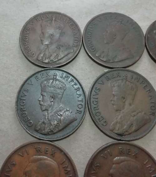 SA Union Penny collection - Partially completed