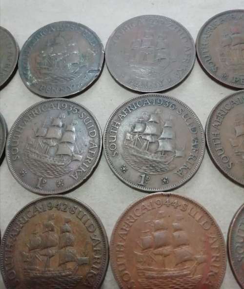 SA Union Penny collection - Partially completed