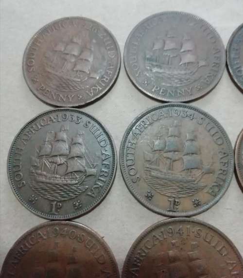 SA Union Penny collection - Partially completed