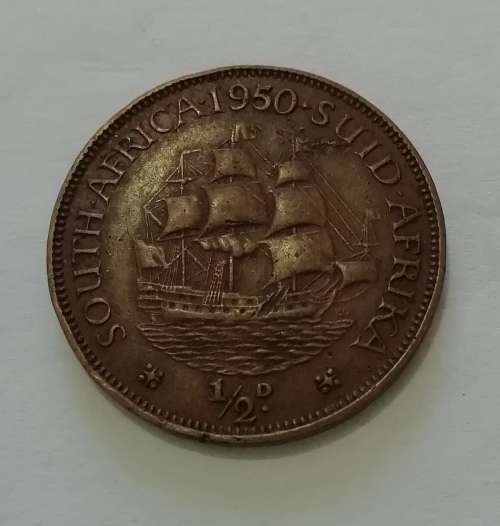 1950 SA Union Half Penny