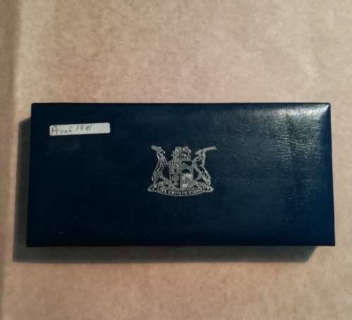 1991 RSA Short proof set in SA mint box