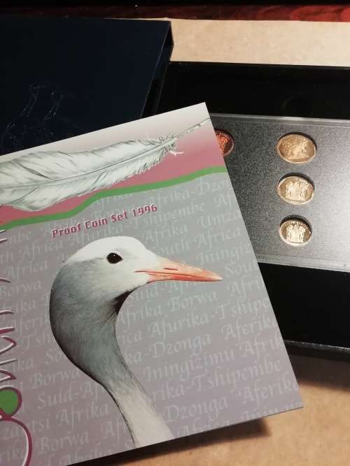 1996 RSA SA mint proof coin set