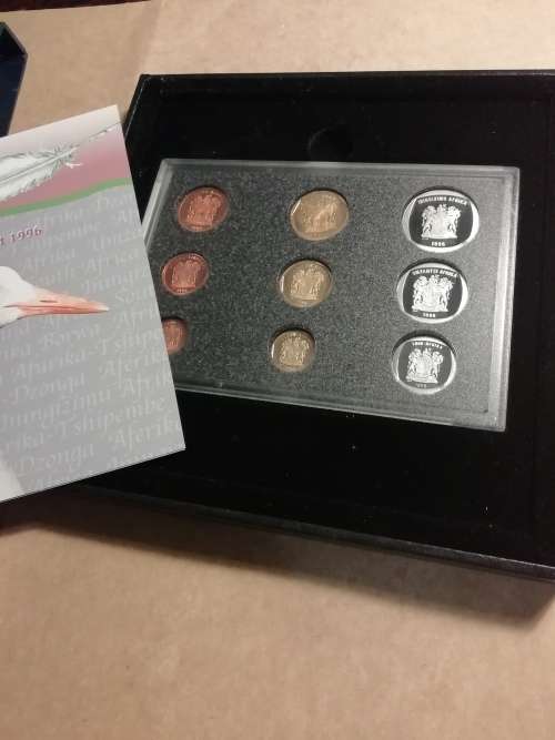 1996 RSA SA mint proof coin set