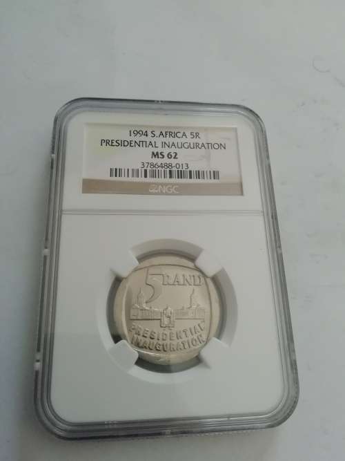 1994 NGC graded S. Africa R5 MS62