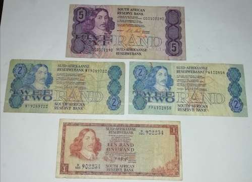 RSA bank note lot. One bid