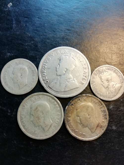*80%Silver* SA Union Coin lot. approx 14g