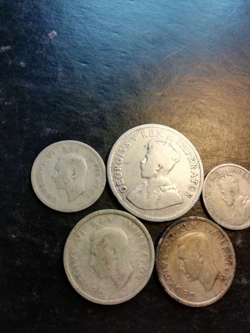*80%Silver* SA Union Coin lot. approx 14g