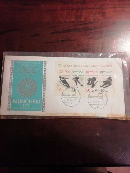 1972 Munchen Olympiade FDC