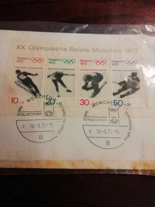 1972 Munchen Olympiade FDC