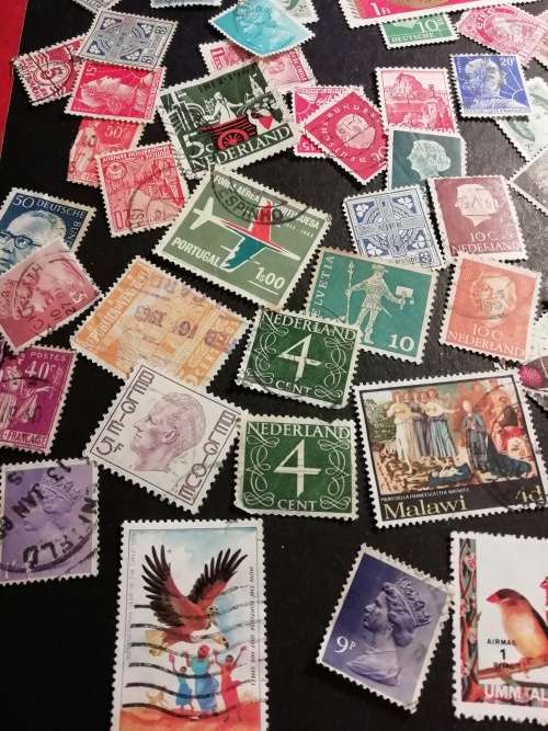 Vintage Mixed international stamps.