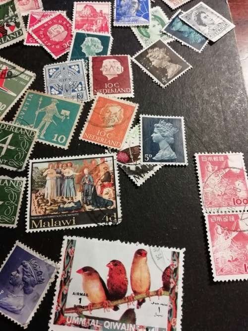Vintage Mixed international stamps.