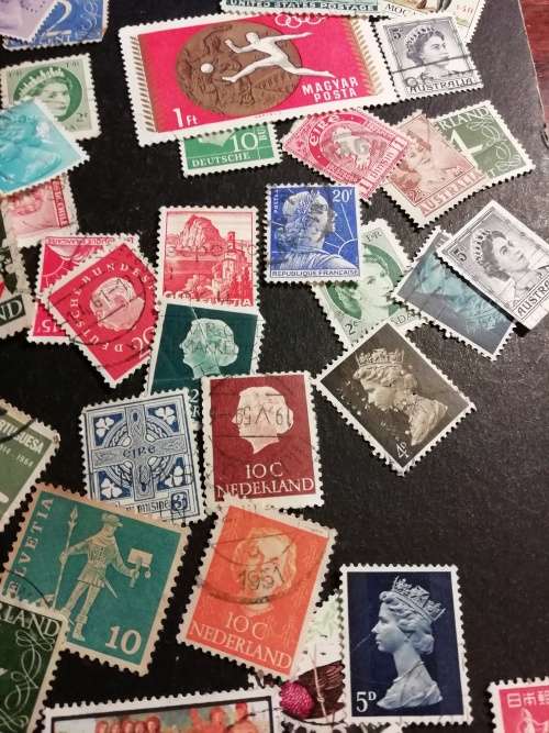 Vintage Mixed international stamps.
