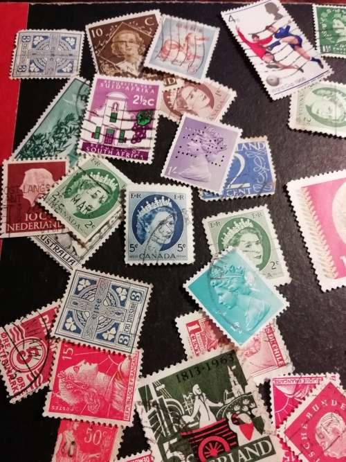 Vintage Mixed international stamps.