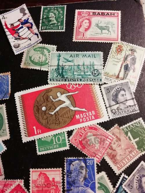 Vintage Mixed international stamps.