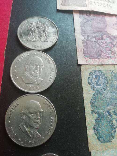 RSA Bank notes and coins