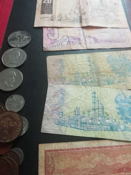 RSA Bank notes and coins