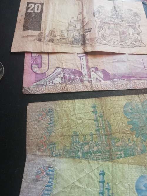 RSA Bank notes and coins