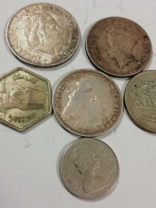 Mixed *silver* coin lot. 27 grams