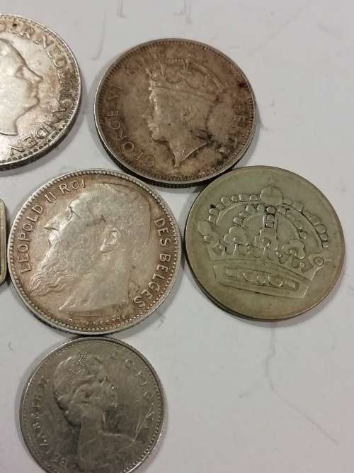 Mixed *silver* coin lot. 27 grams