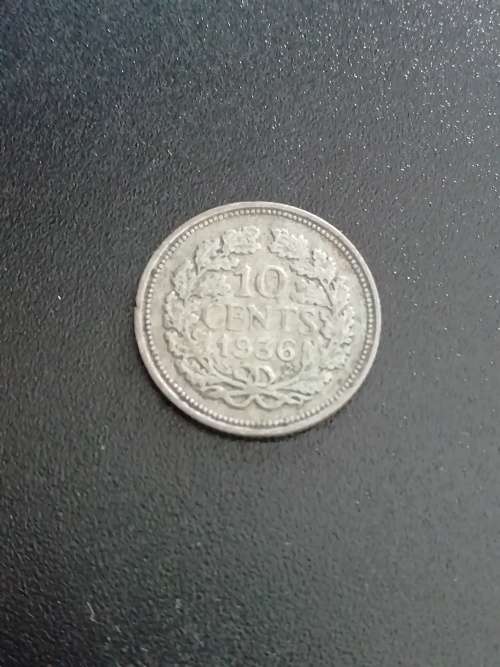 1936 *Silver* Netherlands 10cent