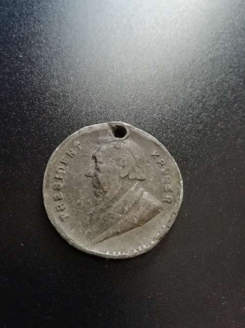 President Paul Kruger medallion. In memoriam.