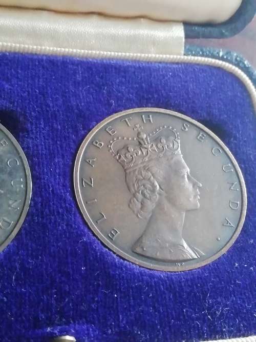 1953 Silver and Bronze Coronation medals in SA Mint box. Excellent condition.