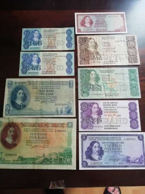 Old SA Bank note collection