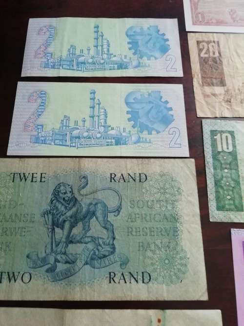 Old SA Bank note collection