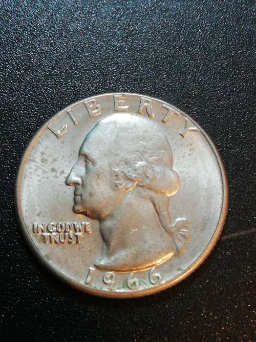 1966 USA Quarter dollar