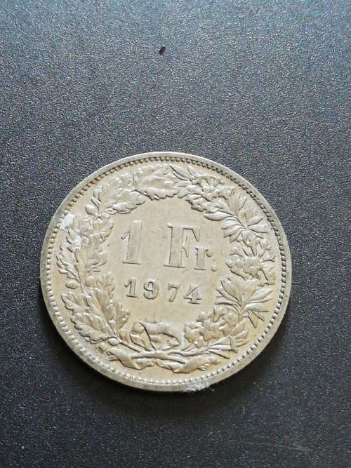 1974 1/2 Franc Switzerland